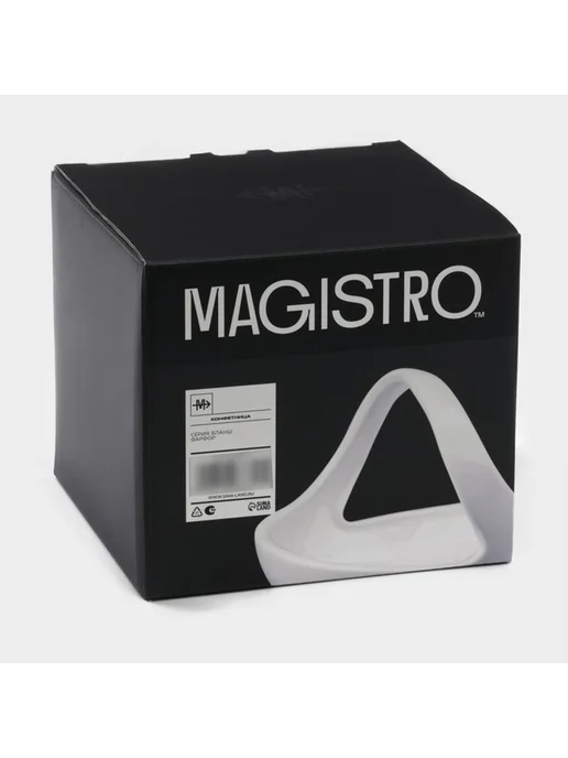 Magistro Конфетница белая 15х13.5 см, стекло, 15x13.5 см, фото 5