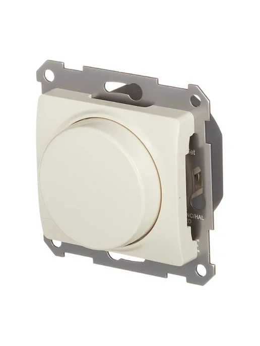 Systeme Electric Диммер Glossa скрытая установка поворотно-нажимной, бежевый
