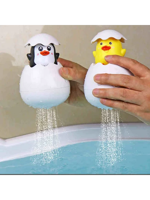 детские игрушки для ванной, струящие и распыляющие воду, черный, фото 2