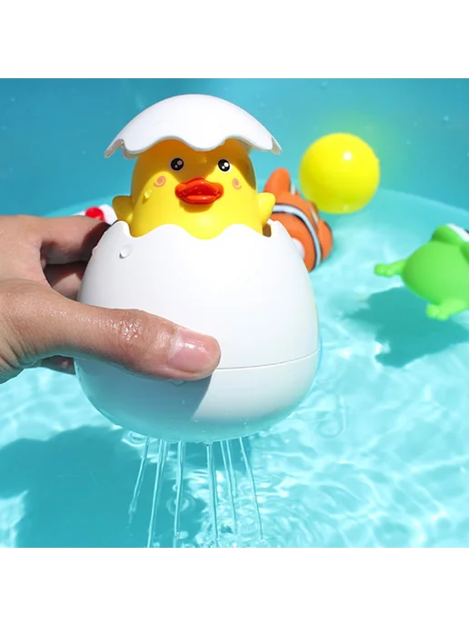 детские игрушки для ванной, струящие и распыляющие воду, черный, фото 3