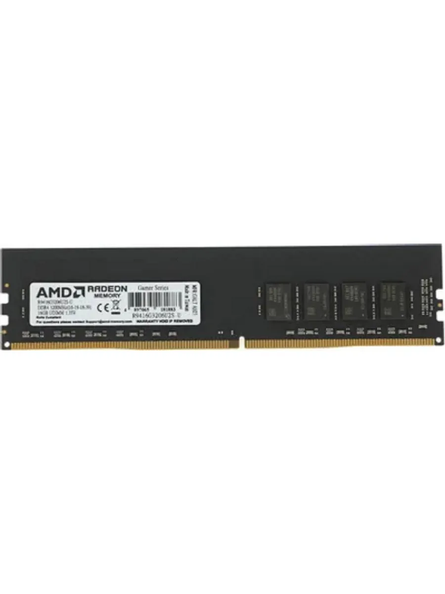 AMD Оперативная память DDR4 UDIMM 1x16Гб, 25600МБ с 3200 МГц