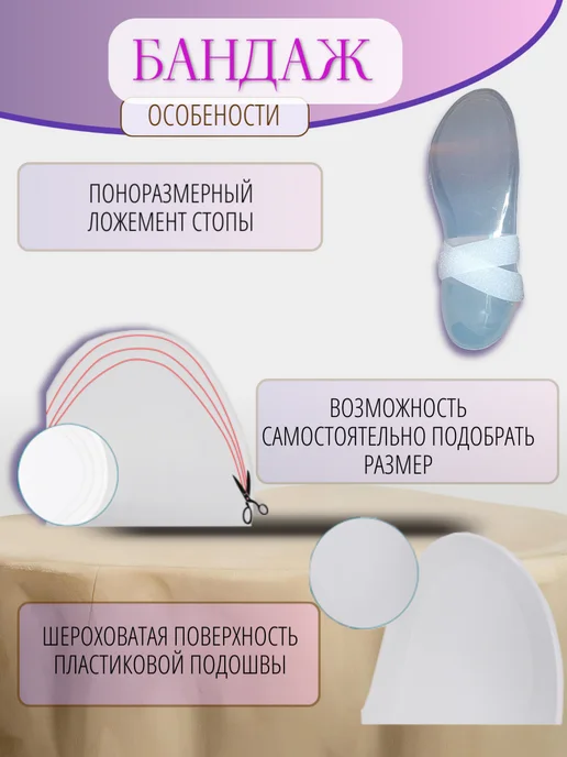 Ортез на голеностоп, стоподержатель-правый L, белый, фото 4