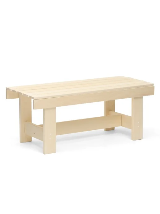 Нимай Нитай Садовая скамейка деревянная липа 100x45x42 см, 100x45x42 см