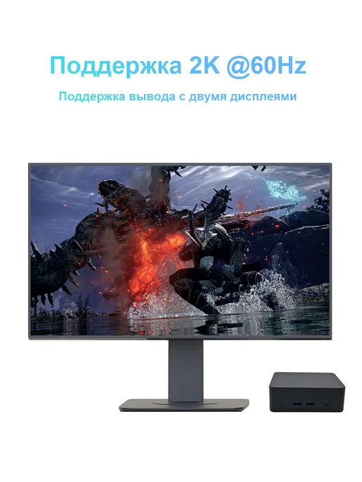 ZSUS Мини-ПК Intel I7-4650U (8 ГБ 128ГБ), 8 ГБ, 128 ГБ, фото 5
