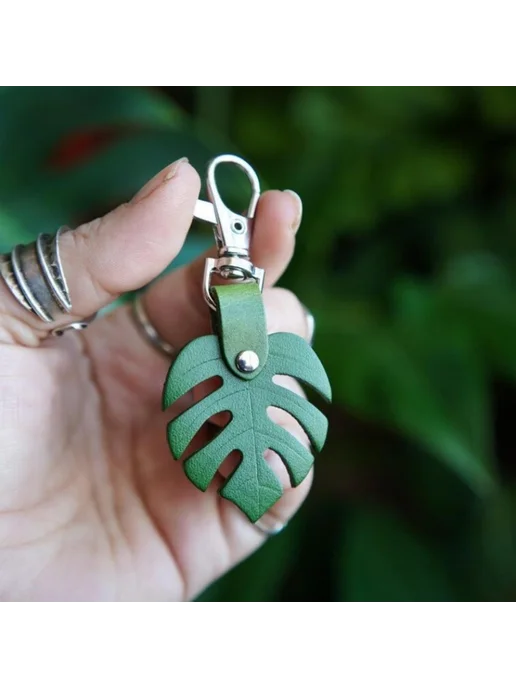 Voropaeva jewelry Брелок Лист для ключей и сумки и рюкзака, вариант
