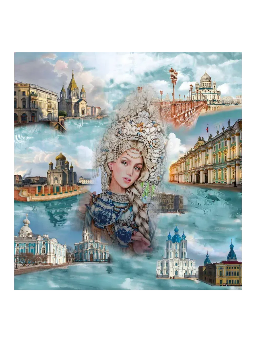 Царевна - Гжель в Питере