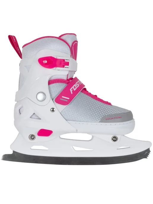 TechTeam Коньки ледовые раздвижные Foster pink, розовый, фото 2