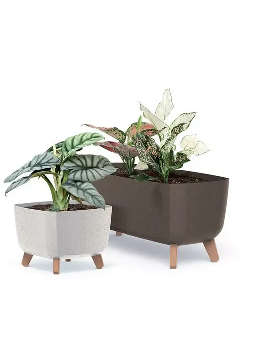 Кашпо GRACIA CASE ECO Wood, коричневый, фото 4