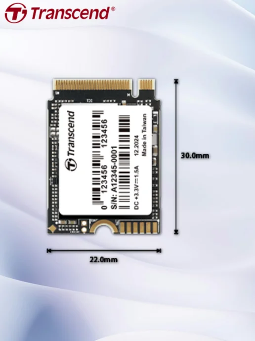 Transcend SSD-накопитель 512 ГБ GMTE310S M.2 2230, 512 ГБ, фото 4