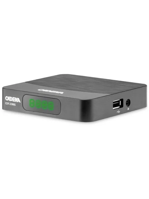 Приемник телевизионный DVB-T2 Cadena CDT-2311 MINI, черный