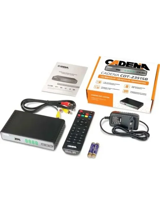 CADENA Цифровой эфирный приемник, CDT-2351sb, DVB-T2, вариант