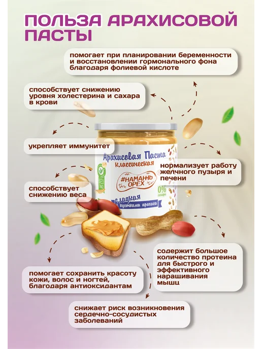 Намажь Орех Шоколадная паста натуральная без сахара набор 2 вкуса, вариант, фото 5