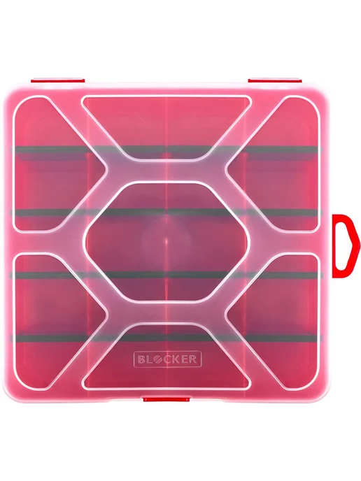 Blocker Ящик с ячейками, органайзер мелочей 20 яч, 20х20х4.5 см, 20x20x4.5 см, фото 2