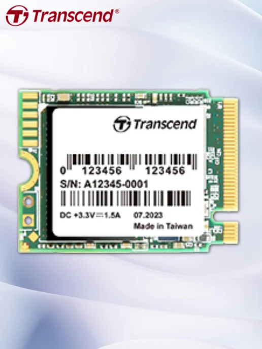 Transcend SSD-накопитель 512 ГБ MTE300S M.2 2230, 1 ТБ, фото 2