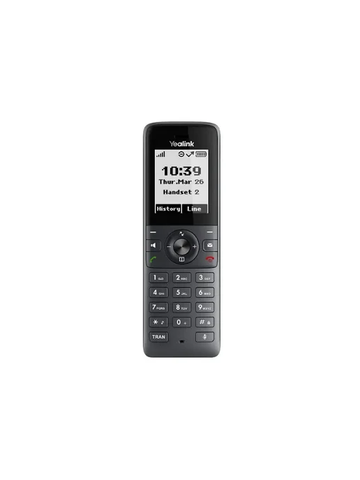 Беспроводная телефонная IP DECT-трубка Yealink W71H, серый, фото 2