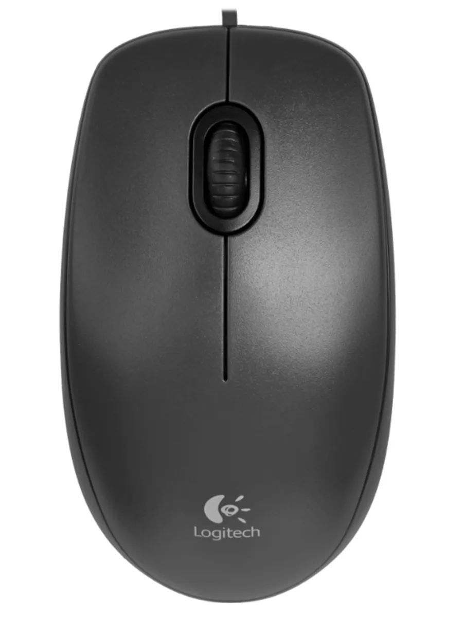 LOGITECH Мышь проводная M100 (910-006652), Black