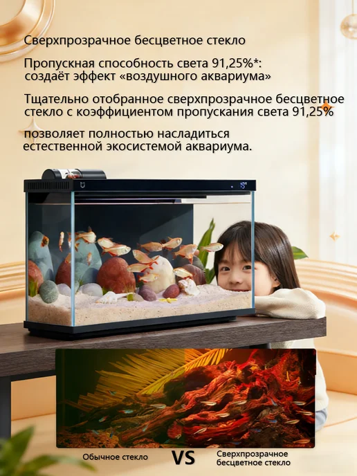 Xiaomi Умный аквариум для рыбок с автокормушкой 10 л, 20 л, фото 5