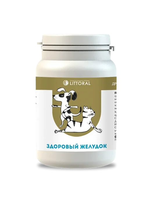 Littoral Литораль Пивные дрожжи Здоровый желудок д кошек и собак, 80т…, вариант, фото 4