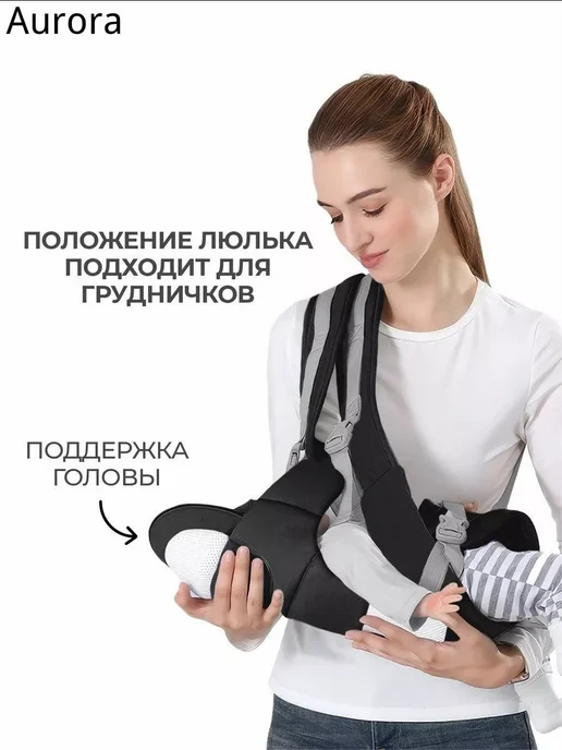 Эргорюкзак кенгуру для новорожденных до 3 лет, вариант, фото 2