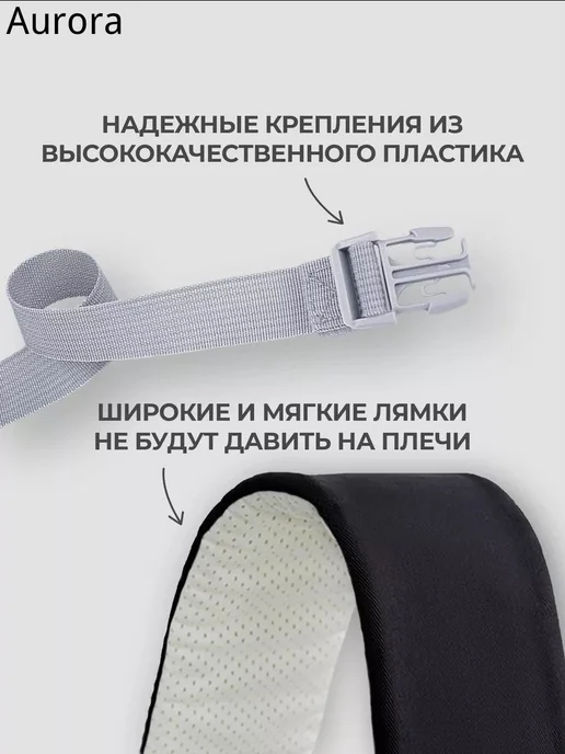 Эргорюкзак кенгуру для новорожденных до 3 лет, вариант, фото 7