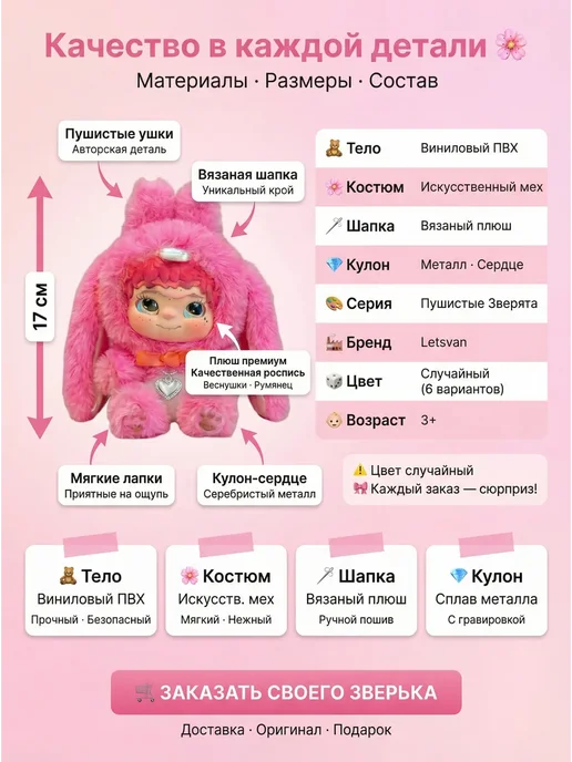 Лабубу оригинал брелок мягкая игрушка для девочек кот, голубой, фото 4