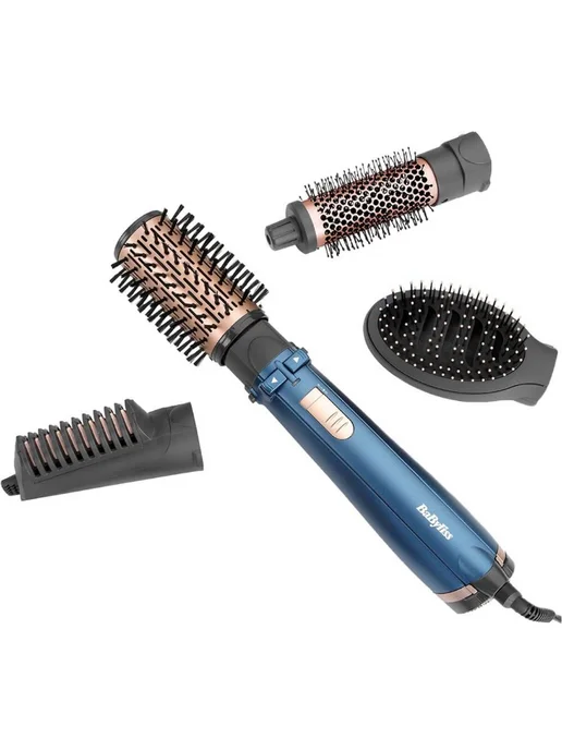 babyliss Стайлер фен-щётка AS965E, синий, фото 2