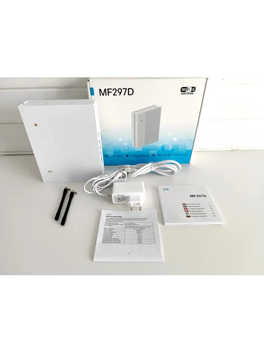 ZTE WIFI роутер модем 4G LTE MF297D Cat.12 13 5 Ггц любая сим, 4 г, фото 3