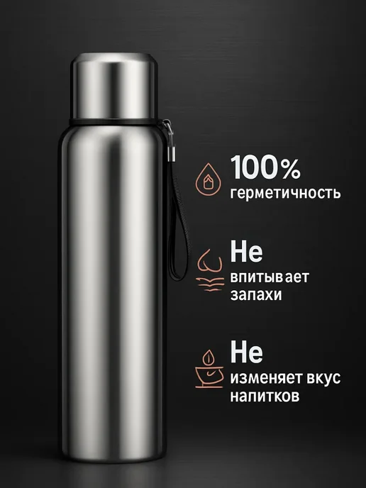 AIMANA Термос 2л, 1,5 л, фото 3