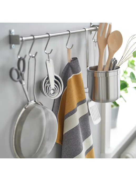 IKEA Набор полотенец САНДВИВА 2 шт 45х60 см хлопок джут, 45x60 см, 2 шт, фото 3