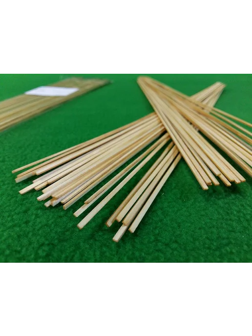 Рейки из сосны для моделизма 1х6 мм дл 300 мм 50 шт, 1x2 мм, 50 шт, фото 3