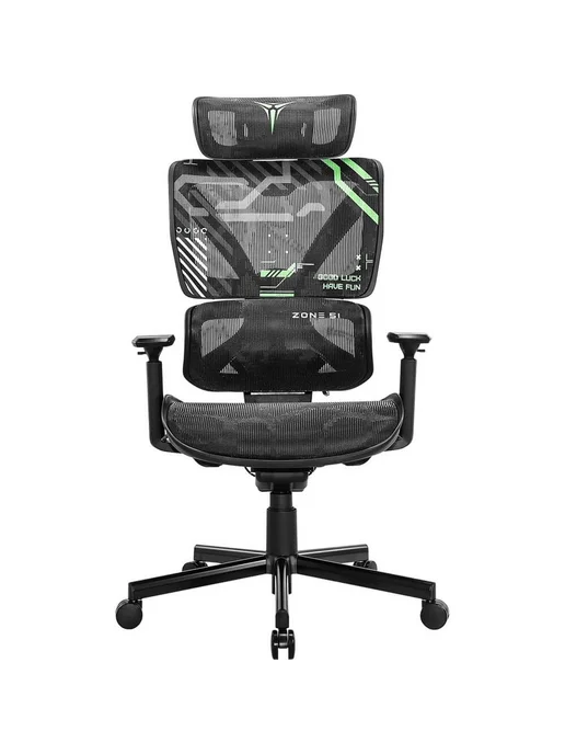 Zone 51 Компьютерное кресло Freelancer K5 Black-Green (Z51-FK5-GN), черный, фото 3