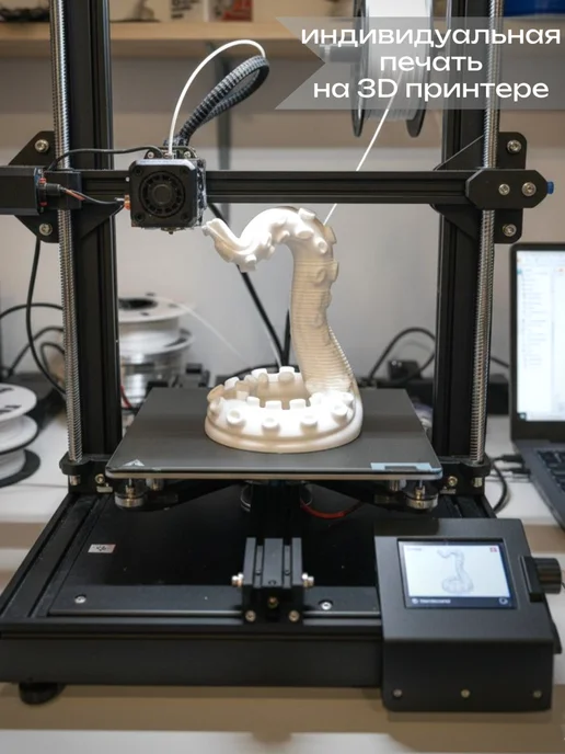 3D BIS Подставка для наушников 3D, голубой, фото 3