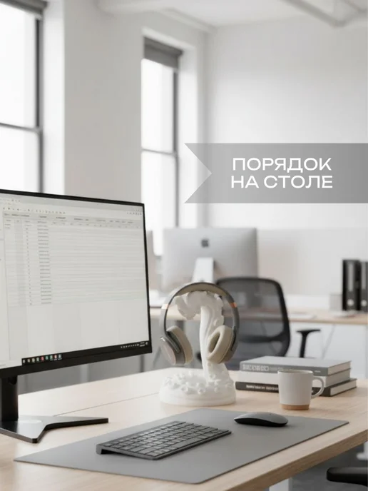 3D BIS Подставка для наушников 3D, белый, фото 6