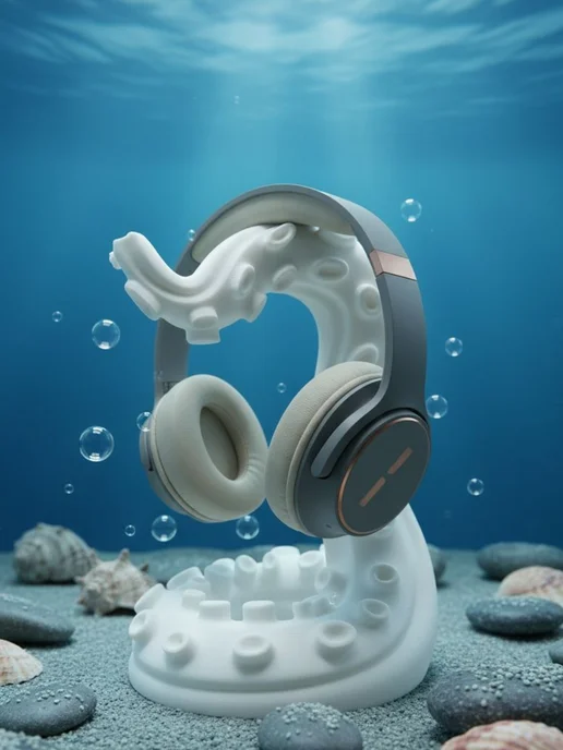 3D BIS Подставка для наушников 3D, белый, фото 7