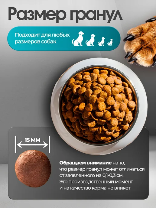 Сухой корм MDOG для собак, гипоаллергенный, ягненок, 10 кг, фото 2