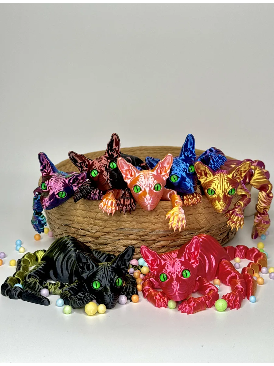 3D кот (хамелеон)
