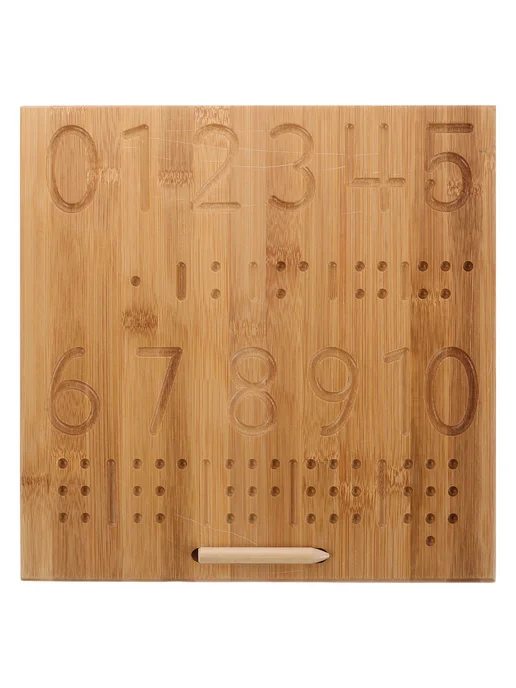 Двусторонняя бамбуковая доска для письма дошкольников, вариант