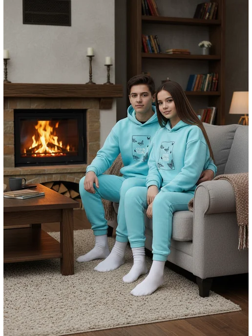 Qualikids Костюм спортивный для подростков, голубой, фото 6