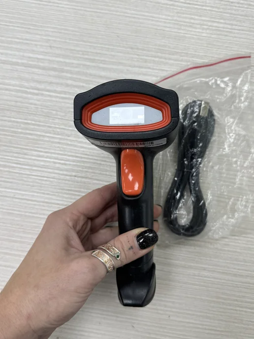 Bestson Сканер штрихкодов 2d беспроводной QR код S20-B, черный, фото 2