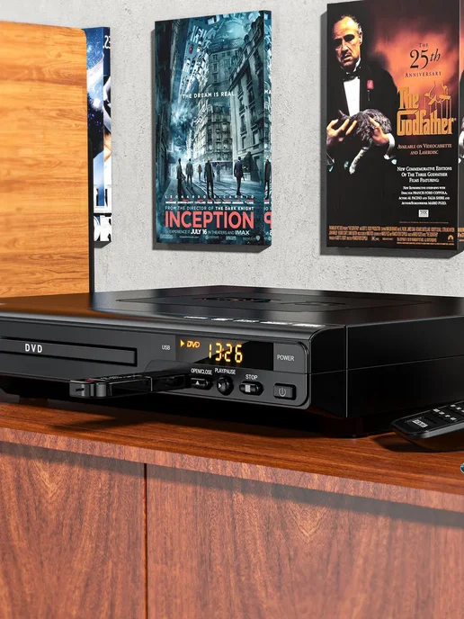 ELECTCOM HD 1080P DVD-плеер 225 с выходами HDMI и AV, 3621, фото 4