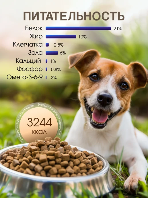 Сухой корм PFDesheli для собак, мелкие, говядина, рыба, 1,5 кг, фото 8