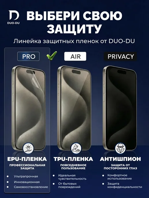DUO-DU Полиуретановая пленка на Honor X9b 5G 2 шт гл, 5 г, 2 шт, фото 5
