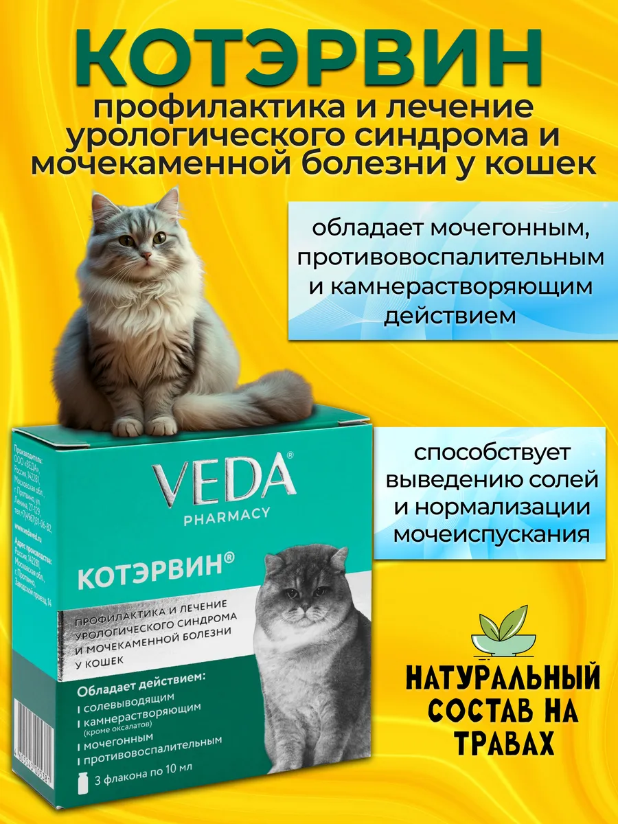 Кот Эрвин профилактика урологического синдрома у кошек