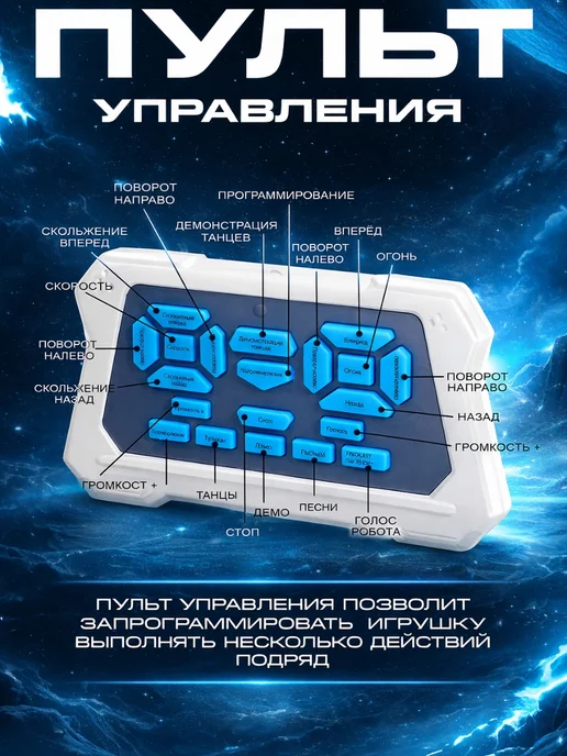 Sweet prices yes Робот игрушка на пульте управления для мальчика, синий, фото 3