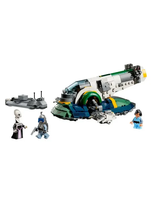 LEGO. Конструктор Корабль Джанго Фетта, зеленый, фото 5