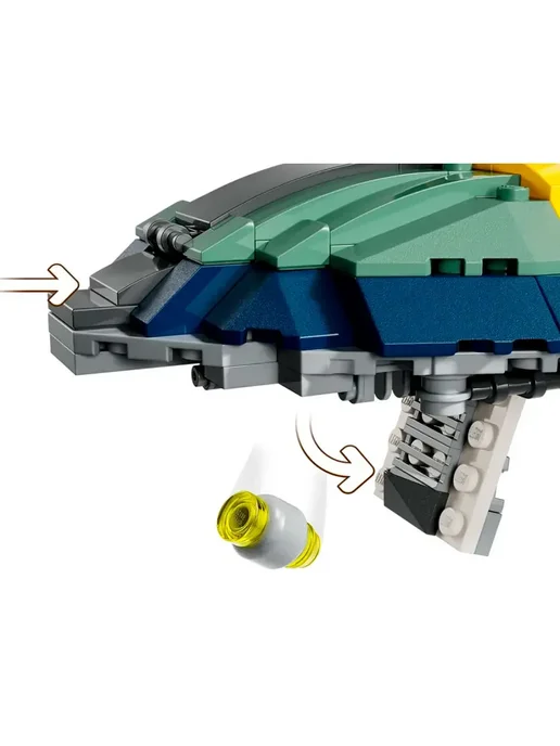 LEGO. Конструктор Корабль Джанго Фетта, зеленый, фото 7