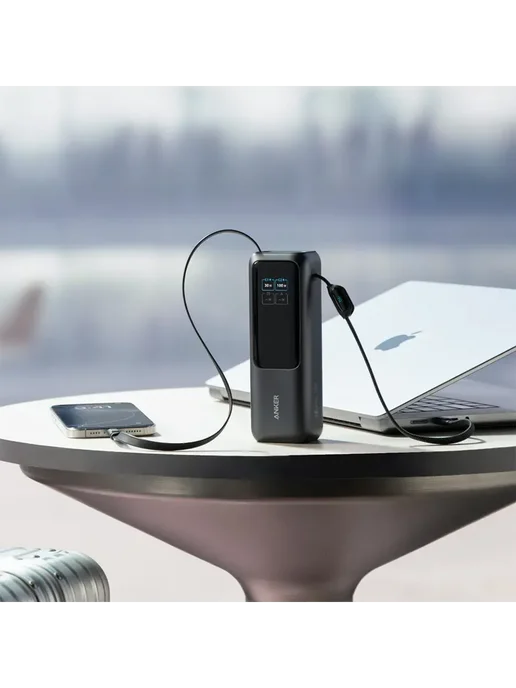 ANKER Внешний аккумулятор 25000 мАч 165W чёрный (A1695H11), 25000 мАч, 165 Вт, фото 4