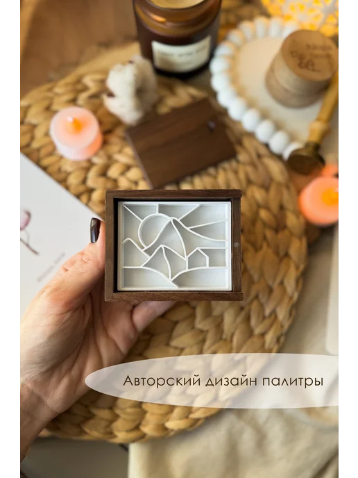 Палитра для акварели "Домик на закате", белый, фото 4