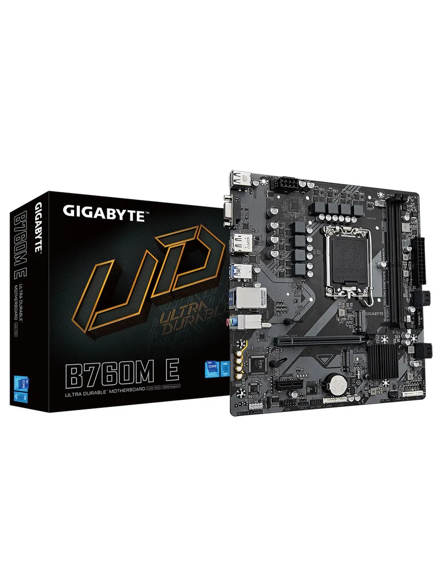 Материнская плата B760M E LGA1700 Intel B760 mATX RTL