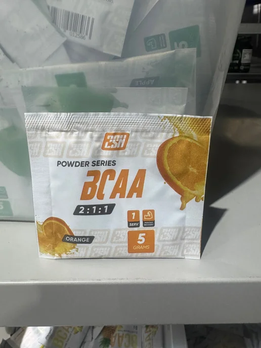 2SN пробник БЦАА аминокислоты порошок BCAA 5g апельсин, 5 г, фото 2